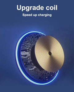 Logo personalizzato 15W caricabatteria Wireless da tavolo portatile per telefoni <span class=keywords><strong>cellulari</strong></span> Smart universale di tipo-C caricabatterie per telefono in acrilico metallizzato - Product Image 5