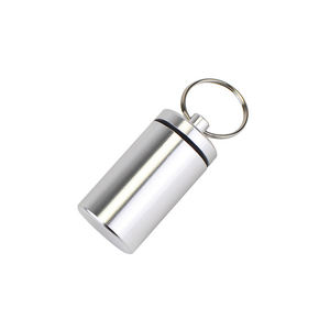 กล่องใส่ยาโลหะแบบมีพวงกุญแจกันน้ำได้กล่องใส่ยาอลูมิเนียมแบบกำหนดเองได้ - Product Image 4