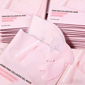 Maschera in Foglio OEM PDRN con Collagene Rosa e Acido Ialuronico per Viso, Anti-Invecchiamento, Lifting, Rassodante e Idratante - Product Image 1
