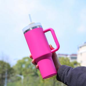40oz Stainless Steel Sport Tumbler Handle Double Wall Vacuum Insulated 12-24 Hours Leak-Proof Portable Office Cup Business - Product Image 5