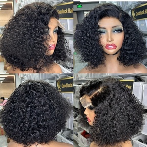 Pelucas de cabello humano rizado vietnamita de encaje transparente para mujeres negras, proveedor de envío directo más vendido - Product Image 5