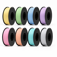 PLA Basic 8 Pack 250g 1.75mm 8x250g Set Uji Warna Filamen Printer 3D Gulungan Spool untuk Pengujian Sampel pada Printer FDM Umum