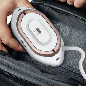 Ferro da viaggio pieghevole a doppia tensione 100-240V ferro secco leggero per indumenti con piastra in ceramica antiaderente - Product Image 4