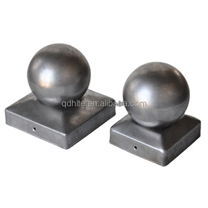 Tapas de bola de valla galvanizadas tapas de poste de balaustre tapas de valla de hierro forjado al por mayor - Product Image 2