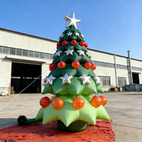 Sapin de Noël gonflable géant de 7 m, produits gonflables avec publicité personnalisée, gonflable et design personnalisé