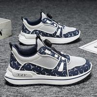 Nouvelles chaussures de sport pour hommes, tendance printemps-été, légères, à lacets, semelle épaisse, respirantes, amortissantes