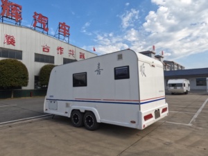 Caravane de camping moderne de haute qualité, légère, en aluminium, à double <span class=keywords><strong>essieu</strong></span>, pour 4 personnes, camping-car, caravane, remorque de voyage - Product Image 4