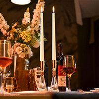 Centre de table candélabre de mariage en verre transparent, vente en gros, porte-bougie haut et petit, bougeoir, porte-bougie conique