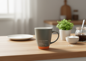 แก้วเซรามิก 500 มล. ดีไซน์มินิมอลแบบด้าน สำหรับใช้ในบ้าน - Product Image 2