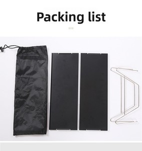 <span class=keywords><strong>Mesa</strong></span> Plegable de Aluminio Resistente para Camping, Ligera, Ahorra Espacio, Portátil, para Comer al Aire Libre, Picnic, Niños, Café - Product Image 3