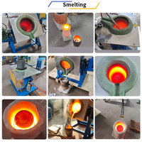 Four à induction basculant à moyenne fréquence Topyro IGBT 220V 2000°C 500-2000kg/h pour la fusion des métaux, des déchets d'acier, du cuivre, de l'aluminium, de l'or