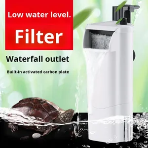 Filtre pour aquarium Sensen à niveau d'eau basse, type cascade peu profonde, petit, silencieux, purificateur d'eau intégré - Product Image 2