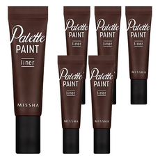 Per MISSHA 6g Set di Gel per pittura per Eyeliner marrone 6 pezzi - Product Image 1