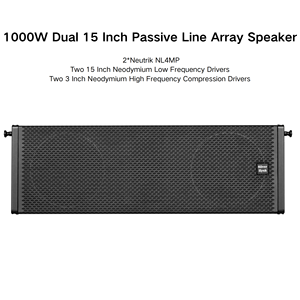 1000W Dual 15 Inch Two Way Passive <strong>Line</strong> <strong>Array</strong> <strong>Speaker</strong> for Bars Concerts and Outdoor Performances - Product Image 5