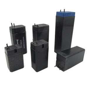Batterie au plomb 4V rechargeable pour raquette électrique anti-moustiques, petite batterie noire de stockage - Product Image 2