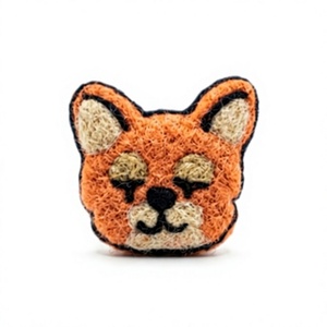 Handmade Eco-Friendly Nonwoven Felt Corgi <b>Face</b> Ornament Cartoon Animal Christmas <b>Tree</b> Decoration Wall Hanging Indoor Decor - Product Image 2