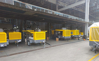 15-20bar 43.0 - 40.1m ³/min 410KW Atlas Copco Portable Mobile Vis Compresseur D'air XRS1500-20