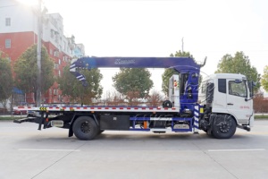 Camion de remorquage Dongfeng avec grue de 6 tonnes intégrée – Solution tout-en-un de secours routier - Product Image 4