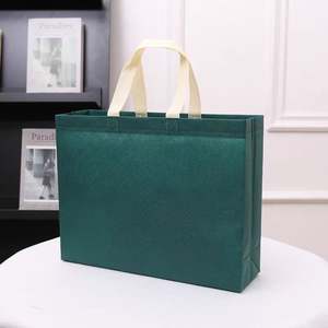 Sacs de courses non tissés personnalisés Megapro avec fermeture éclair, grand format, motif crevettes, revêtement imperméable, protection environnementale pour les boutiques - Product Image 2