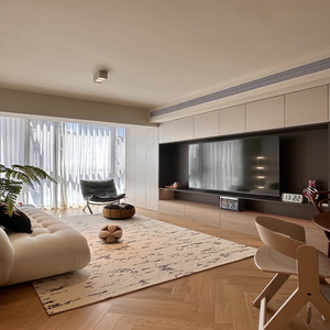 Kích Thước Tùy Chỉnh Lớn Nhà Thảm Thiết Kế Đơn Giản Hot Bán New Zealand Len Pha Trộn Khu Vực Thảm Không Trượt Dễ Dàng Để Làm Sạch Thảm Trong Kho Phòng Ngủ - Product Image 5