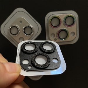 <span class=keywords><strong>Protector</strong></span> de Metal para Lente de cámara de teléfono móvil, funda de anillo de parachoques para Lente trasera de teléfono inteligente, para <span class=keywords><strong>Iphone</strong></span> <span class=keywords><strong>13</strong></span> <span class=keywords><strong>Pro</strong></span> Max - Product Image 1