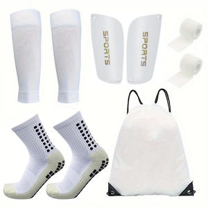 En gros, Ensemble de 5 pièces léger et respirant de protège-tibias et manchons de compression pour l'entraînement de football - Product Image 5