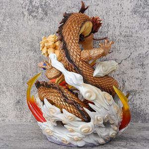 NUEVA Figura de PVC Personalizada de 30 cm de Alta Calidad, Son Goku Super Saiyan DBZ, Forma de Goku Explosión, Dragón Dorado y Nube - Product Image 3