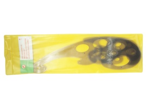 Juego de <span class=keywords><strong>Reglas</strong></span> Francesas de Plástico PVC para Estudiantes y Oficina, Plantillas de Dibujo, Regla Nube Grande - Product Image 6
