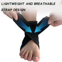 Orthèse de cheville réglable transfrontalière, protection respirante pour la cheville et le pied, idéale pour le basketball et la sécurité sportive