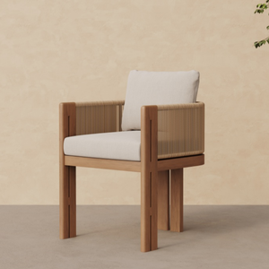 Ensemble de salle à manger d'extérieur moderne en bois de teck, <span class=keywords><strong>table</strong></span> <span class=keywords><strong>et</strong></span> <span class=keywords><strong>chaises</strong></span> durables pour hôtel, villa, jardin - Product Image 3