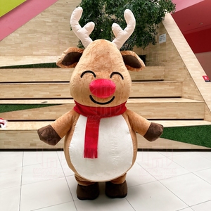 Offre Spéciale CE spectacle de fête de noël adulte gonflable père noël Koala ours en peluche bonhomme de neige <span class=keywords><strong>renne</strong></span> mascotte Costume à vendre - Product Image 6