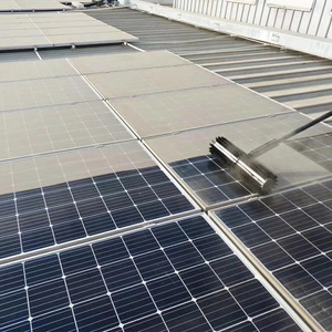 Machine de nettoyage de panneaux solaires série C21, brosse rotative électrique, nettoyeur de modules photovoltaïques avec tige télescopique de 7,2 m pour le lavage à l'eau - Product Image 4