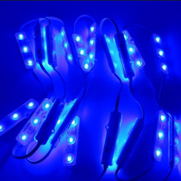 Module LED COB à prix d'usine 12V 3 LED avec lentille, indice de protection IP68, lumière du jour 6000K, garantie 2 ans pour enseignes lumineuses extérieures et publicité