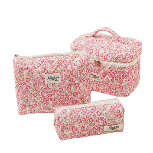 Bolsas <span class=keywords><strong>de</strong></span> Algodón Acolchadas con Cierre, Ecológicas, <span class=keywords><strong>de</strong></span> Gran Capacidad, con Diseño Floral, para Viaje, Venta <span class=keywords><strong>al</strong></span> Por Mayor <span class=keywords><strong>de</strong></span> Fábrica - Product Image 1