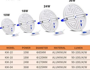 Plafonnier encastré carré moderne en aluminium sans cadre, à découpe personnalisée, taille réglable, CRI 90, 30 000 heures, vente en gros - Product Image 6