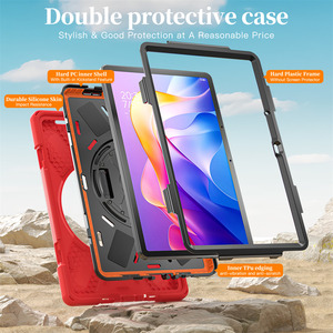 Fundas Resistentes para Tablet <span class=keywords><strong>Redmi</strong></span> <span class=keywords><strong>Pad</strong></span> 2 2025 de 11 Pulgadas, Resistentes, de <span class=keywords><strong>3</strong></span> Capas, con Rotación de 360 Grados, Soporte, Correa de Mano y Correa para el Hombro - Product Image 6