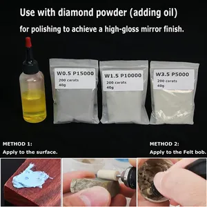 Polvo de Diamante Micronizado de 1000ct 200g, Compuesto de Pulido de Precisión Ultrafino, Moldes para Joyería, Material Termoconductor - Product Image 4