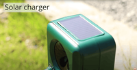 Meilleure vente Répulsif solaire écologique pour chiens et chats Répulsif pour animaux sauvages Capteur PIR à ultrasons Flash Brid Répulsif pour animaux effrayés