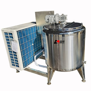 Venta directa de fábrica, alta eficiencia, bajo costo, gran capacidad, acero inoxidable, 500 litros, almacenamiento de leche, tanques de refrigeración - Product Image 2