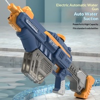 Pistolet à eau électrique en plastique, aspiration automatique de l'eau, tir continu, haute pression, grande capacité, ultra-longue portée, parfait