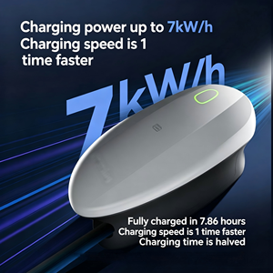 Chargeur EV mural ou sur poteau en forme de riz <span class=keywords><strong>RE7</strong></span> H 7kW IP65 4G APP RFID avec écran LED pour températures jusqu'à -30°C ° De la lettre C à la lettre 50 ° C - Product Image 2