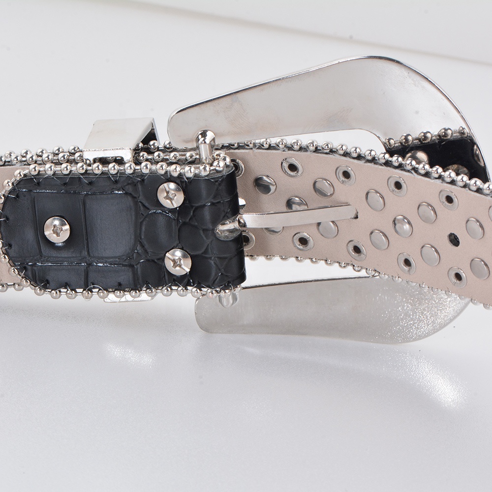 Ceinture Femme Épure Cuir - Noir | BE