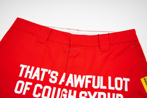 กางเกงขาสั้นลำลองพิมพ์ลายตัวอักษร "THAT'S A AWFUL LOT OF COUGH SYRUP" คุณภาพเยี่ยมรุ่นใหม่ล่าสุดสำหรับผู้ชาย - Product Image 4