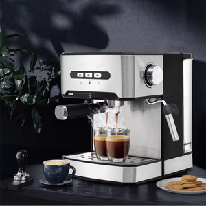 <span class=keywords><strong>Cafetera</strong></span> Eléctrica Semiautomática de Acero Inoxidable de Alta Calidad Italiana de 15 Bares, 850W, 6 Tazas, para Hogar y Auto - Product Image 1