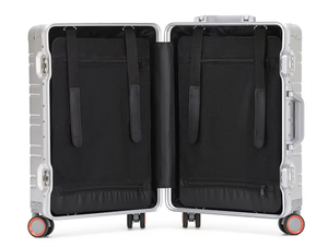 <span class=keywords><strong>Valise</strong></span> de voyage à coque rigide en alliage d'aluminium-magnésium, nouveau design, avec serrure TSA 360° °   <span class=keywords><strong>Valise</strong></span> <span class=keywords><strong>cabine</strong></span> en métal avec roulettes pivotantes - Product Image 2