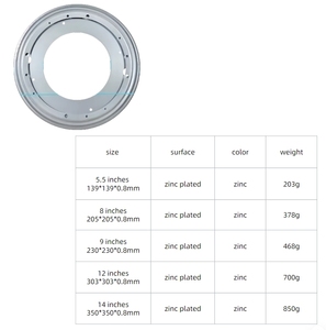 Nhà Máy Bán buôn lười biếng <span class=keywords><strong>Susan</strong></span> bàn xoay sắt bàn ăn thiết lập với xoay mang xoay tấm cho phòng ăn phòng khách - Product Image 2