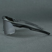Lunettes de sécurité ANSI Z87 TR90 pour le cyclisme en extérieur, protection UV400, coupe-vent personnalisées, 2 verres interchangeables en stock