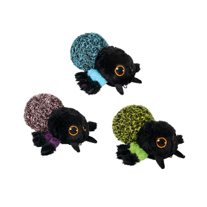 Fabricante al por mayor lindo diseño verde azul púrpura perro juguetes de cuerda de peluche - Product Image 3