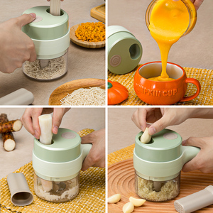 Vente directe d'usine <span class=keywords><strong>pas</strong></span> <span class=keywords><strong>cher</strong></span> 200ML USB trancheuse de <span class=keywords><strong>légumes</strong></span> <span class=keywords><strong>électrique</strong></span> mini hachoir hachoir ail - Product Image 4