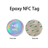 Porte-clés époxy 13.56MHz RFID Étiquette de carte IC époxy NFC